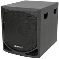 15” active subwoofer unit inside a sturdy, sculpted wooden cabinet Routed carrying handles Phase switch Power rms: 200W Includes 35mm top hat