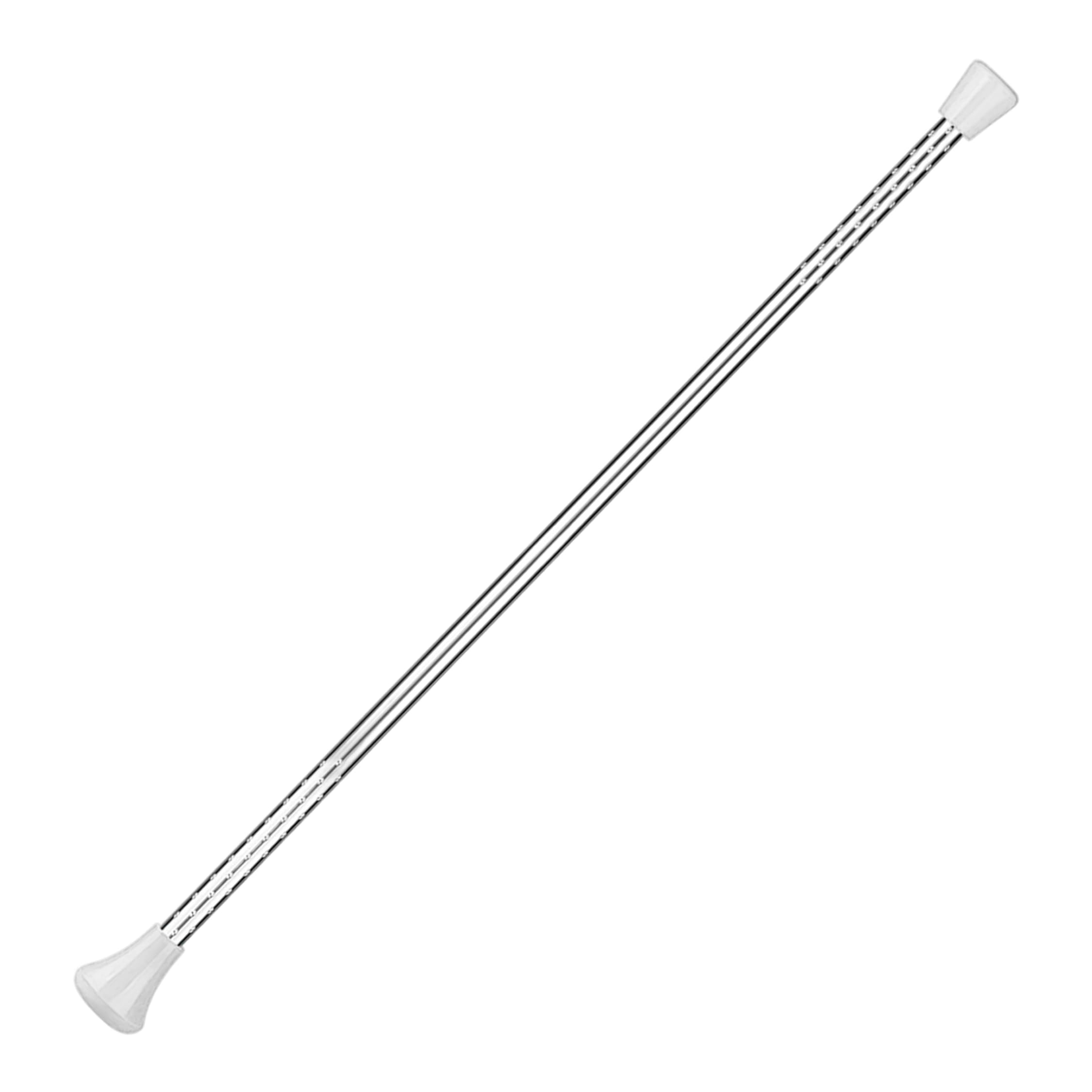 Bonalake Batons For Twirling, Stainless Steel Twirling Baton With Non-slip Grip, White Batons For Gymnastics Performance, Dance Training, School Activities Baton