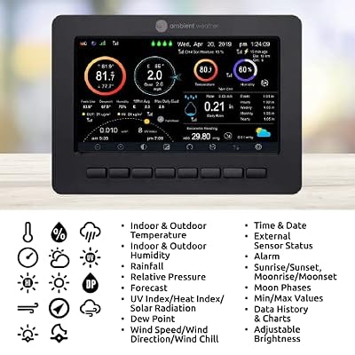 Ambient Weather WS-4000 Solar Powered UltraSonic Wi-Fi Weather Station