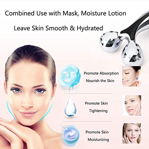 Supant V Facial Roller Massager, Reduce Wrinkles In Neck And Eyes, Massage For Lymphatic Drainage, Face Lifting, Reduce Puffiness, Skin Tightening & Collagen Production, Clear Toxins #TOP3