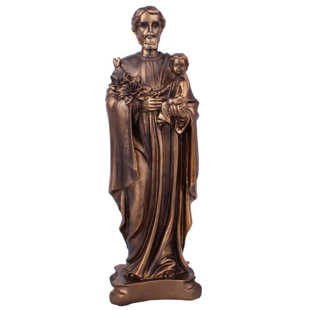 Statue de Jésus moderne et sculpture de figure abstraite en résine pour bureau