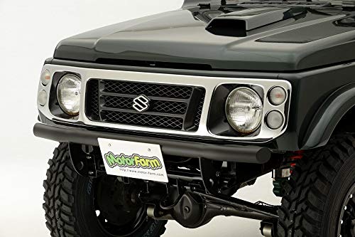 Amazon.co.jp: Motor FARM Bumper Steel Bend Front SJ30 JA11 JA22 