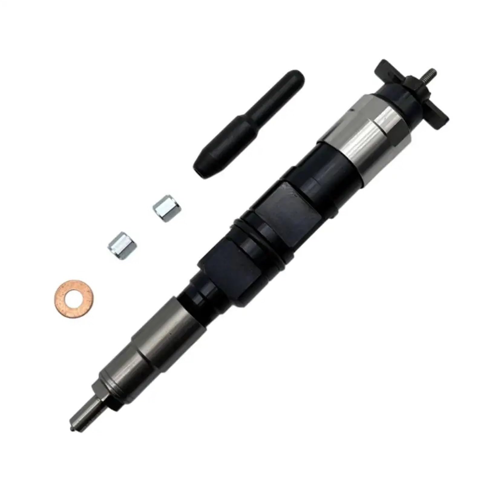 Difmqf One Color Fuel Injector Nozzle For John For Deere 6081 8.1L Diesel Fuel Injector 095000-0551 Re524368 Re501010
