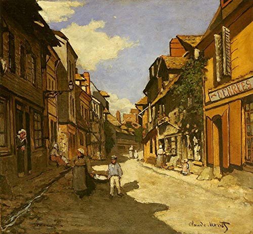 Scènes de rue de Claude Monet décoration murale salon peinture à l'huile faite à la main