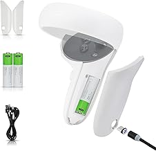 HiBloks Magnetic Controllers Charging for Oculus Quest 2, Charging Dock Replacement Parts Kit for Oculus Quest 2 Accessories with 2 Rechergeable Batteries, Battery Cover and USB-C Charger Cable