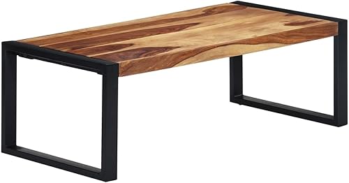 Miniatura 6 de BaraSh Mesa de centro moderna mesa de centro de madera, mesa para sala, mesa de centro simple, mesa de centro moderna de madera de 43.3 x 23.6 x