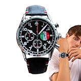 Self Winding Watches For Men | Stainless Steel Waterproof Luminous Date Calendar Wrist WatchesFashion Mens Watch Automatic Display | Leather Strap Crystal Waterproof Wristwatch
