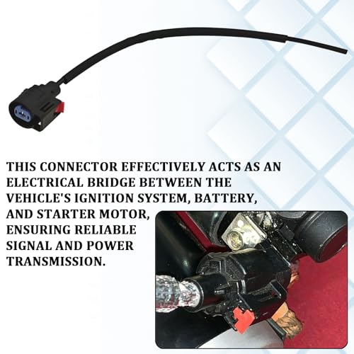 Starter Pigtail Connector Harness Plug para Chevrolet Reemplazo 19300471, Conector de arnés para solenoide de arranque PT2974 H7155 para Chevy Silverado GMC Sierra Cadillac Escalade Dodge miniatura 3