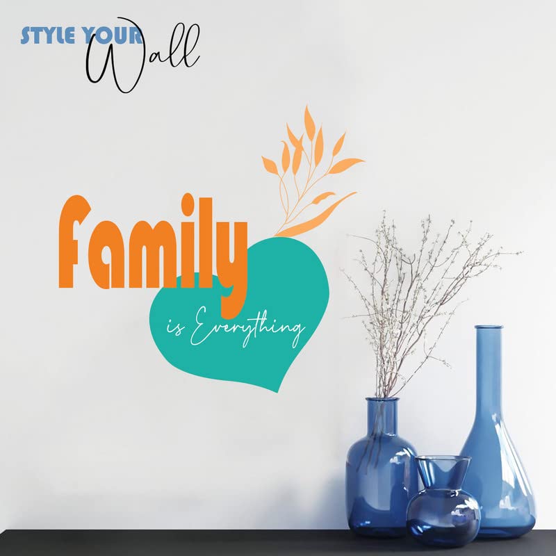 Image of Kotart - Family is Everything Wall Stickers /Decals - HD Printed Vinly Wall Sticker for Living Room Bedroom Wall Decor
