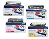 Brother TN210BK, TN210C, TN210M, TN210Y (TN-210BK, TN-210C, TN-210M, TN-210Y) Black, Cyan, Magenta...