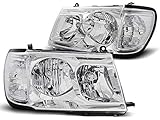 Headlights Compatible with Toyota Land Cruiser Fj100 1998 1999 2000 2001 2002 2003 2004 RS-1583 Driver And Passenger Side Complete Set Headlight Front Lights Car Lamps Headlamp Headlamps Chrome