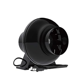 iGrowtek 4 Inch 195 CFM Inline Duct Ventilation Fan