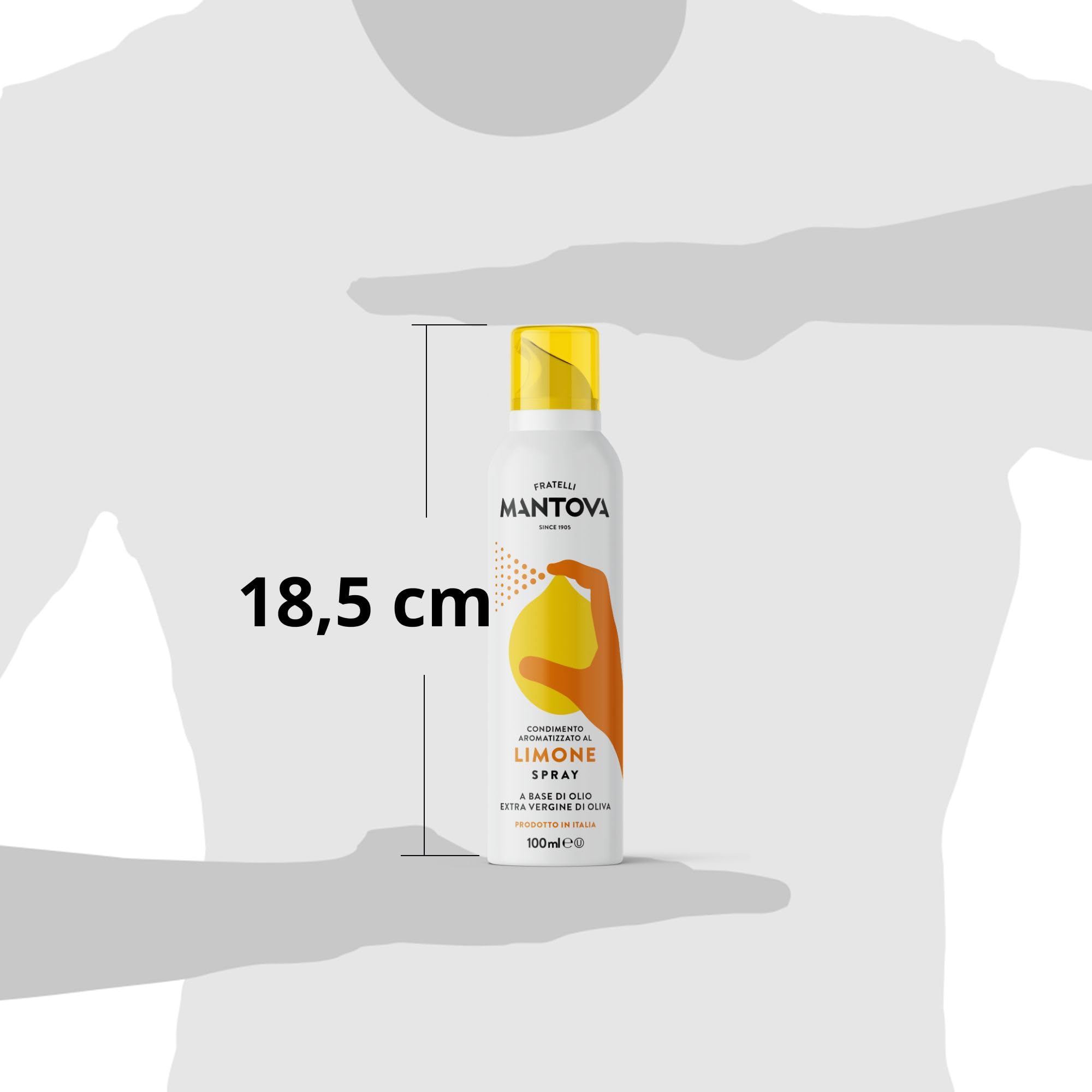 Limone Spray in Olio Extra Vergine di Oliva 100ml - Olio Spray italiano – Sprayleggero – 100% Naturale,100% Leggero, 100% Facile - Con lo spray risparmi fino al 90% di prodotto - 5