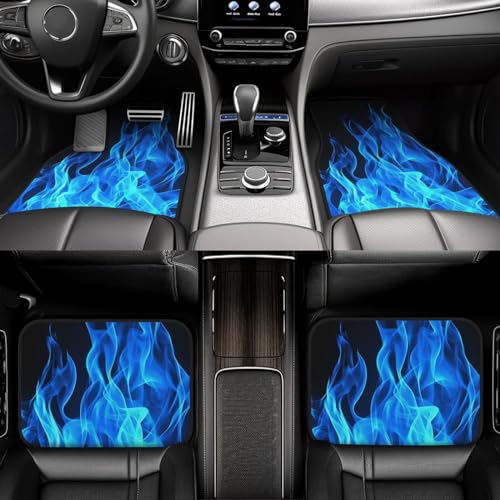 Tapis de sol voiture flamme bleue universels pour protéger votre SUV en voyage