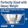 Carlisle FoodService Products 60277 Dura-Ware Heavy Weight Commercial Colander, 16 Quart (Pack of 6)