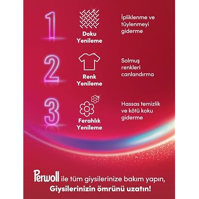 Perwoll Geliştirilmiş Renkli Sıvı Çamaşır Deterjanı 2970 ml