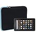 Produktbild Slabo Tablet Tasche Schutzhülle für Amazon Fire-Tablet/Fire 7-Tablet Hülle Etui Case Phablet aus Neopren  TÜRKIS/SCHWARZ