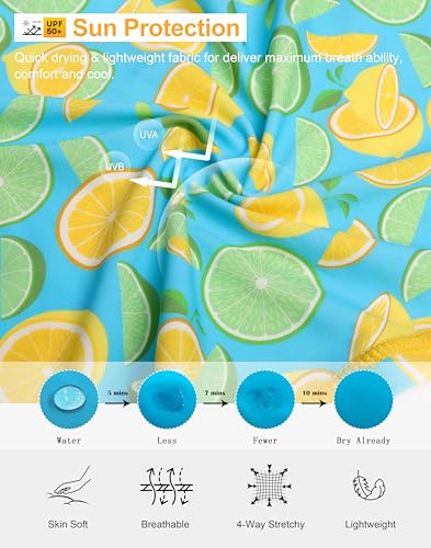 Image of Toddler Boys Swim Shirts Rash Guard Long Sleeve UPF 50+ Sun Protection