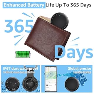 Air Tracker Tag Android, 2 Pezzi Smart tag Android, Funziona con Google Dov'è App, Bluetooth Trova Oggetti, Air Tracker Tag Bluetooth Localizzatore Chiavi per Chiavi/Bagagli/Valigie
