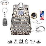 USB INTERFACE - New design with USB charging,The power cord inside the backpack is connected to the mobile power (not included) and the charging port is connected to the data cable.Make it easy to charge your mobile phone or tablet during your travels.