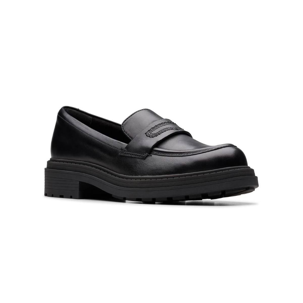 Clarks Women's Orinoco3 Edge, Black Leather, 6.5 UK