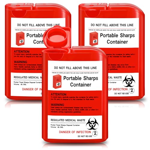 Baderke �|�P�b�g�g���x���V���[�v�X�f�B�X�|�[�U�[�R���e�i 3�� 80ml �j�[�h���f�B�X�|�[�U�[�R���e�i �z�[���X���[���V���[�v �|�[�^�u���o�C�I�n�U�[�h�V�����W�{�b�N�X ����s ���A�a�p�i (���b�h)