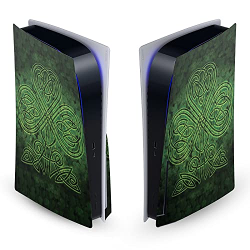 Sticker PS5 Édition Standard vinyle Trèfle Irlandais Brigid Ashwood protection console