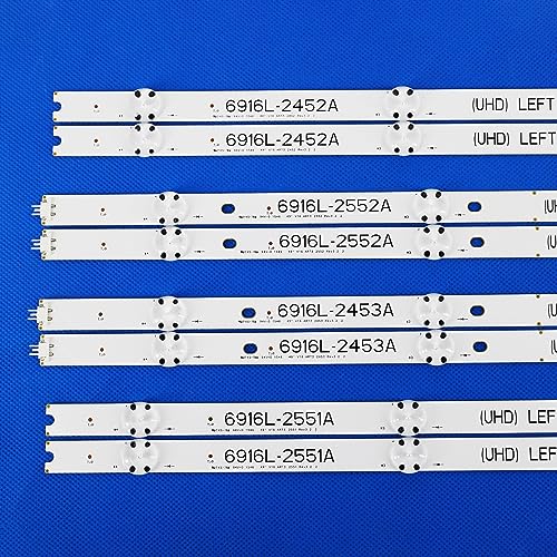Tira de retroiluminación LED 49LC490DGG con base de aluminio de alta conductividad 5