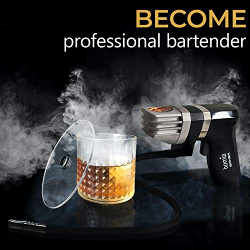 Smoking Gun Wood Smoke Infuser - Starter Kit, 11 PCS, Flavor Blaster Smoker Machine with Accessories and Wood Chips - Cold Smoke for Food and Drinks