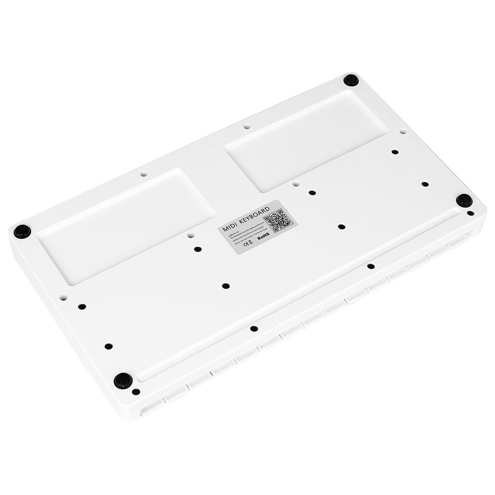 Teclado portátil de 25 teclas con teclas dinámicas y Plug and Play para estudio/viajes, producción de música, teclado USB