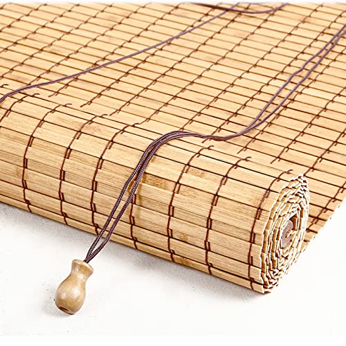 Store enroulable en bambou naturel sur mesure store occultant respirant exterieur