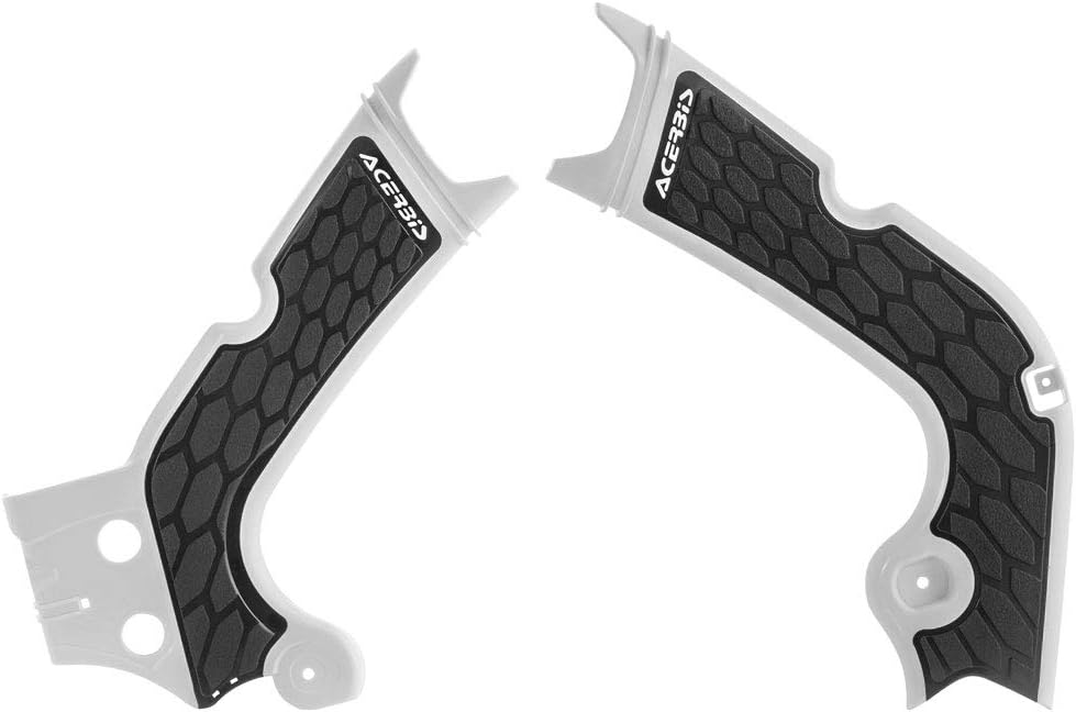 Acerbis X-Grip Frame Guards White/Black - Fits: Honda CRF450R 2017-2018