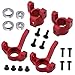 Hobbypark Aluminum Steering Knuckle & C Hub Carrier w/Ball Bearings Replacement of AX30495 AX30496 for RC AXIAL SCX10 Option Parts