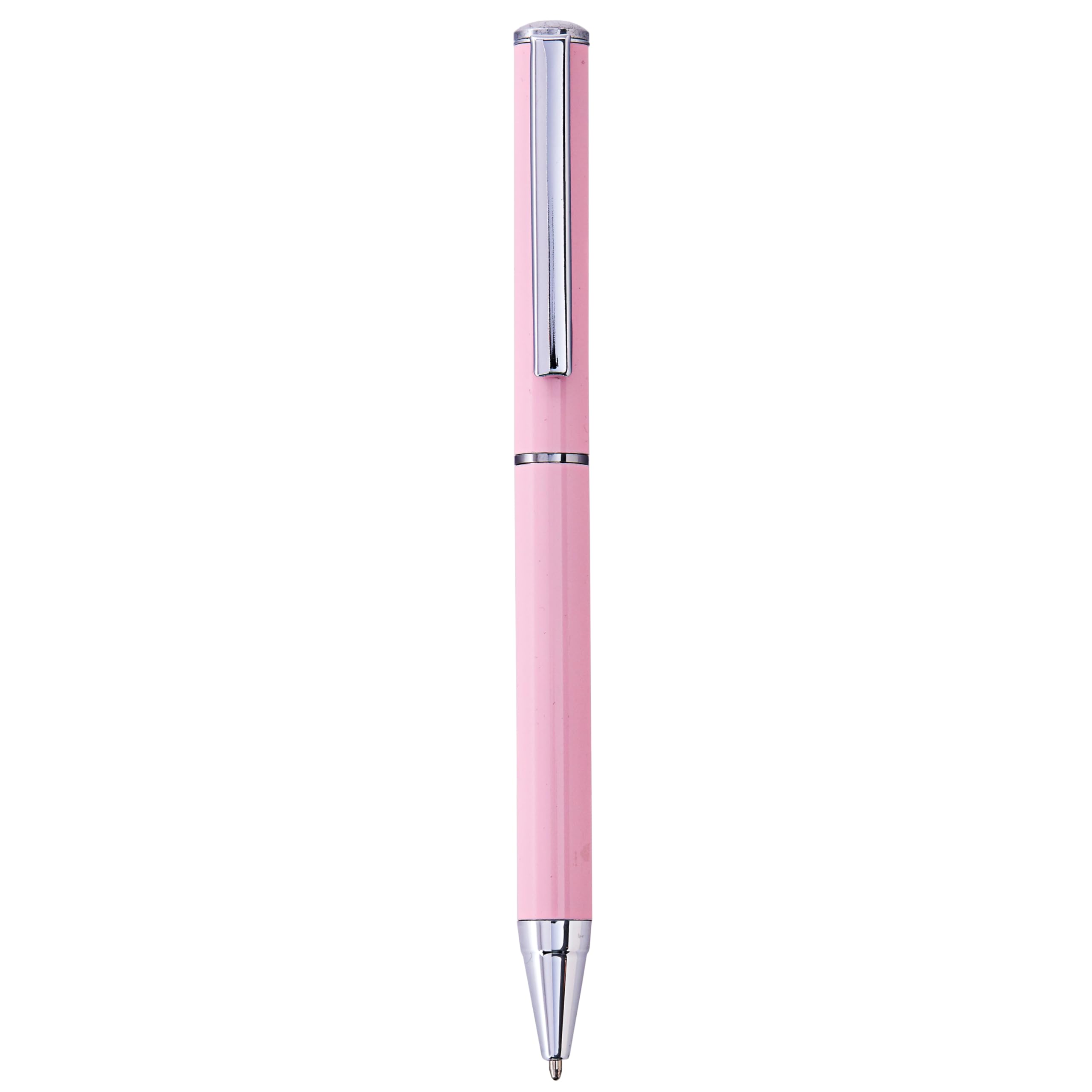 Design By Violet Harmony Double Pack Pens, Light Blue & Light Pink Ballpoint Pens with Floral Pattern & Clip - Image 2