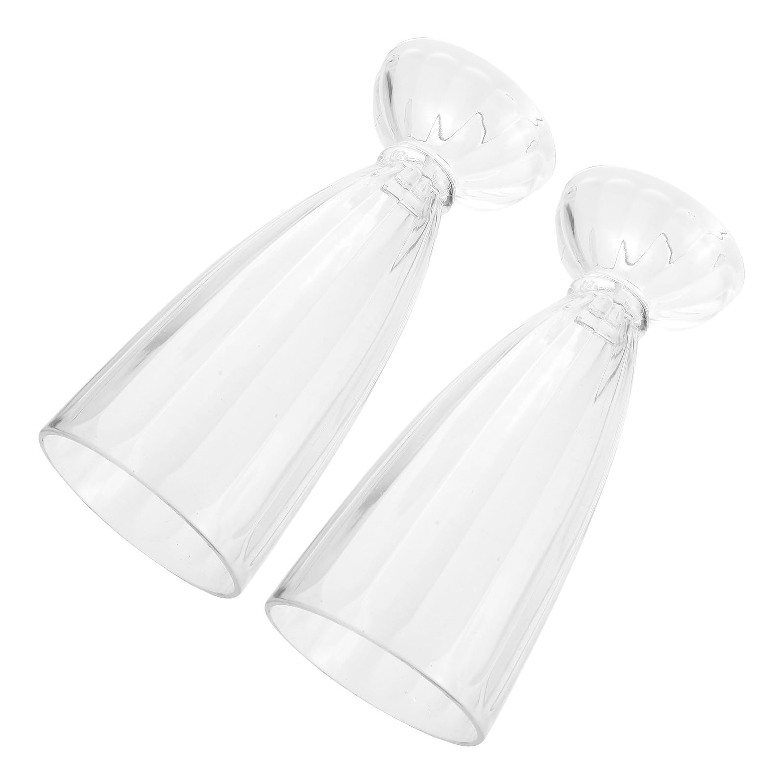 VALICLUD Acrylic Cocktail Cups 425Ml Iced Drinks Mug Wine Cup Bar Drinkware Set of 2 for Parties and