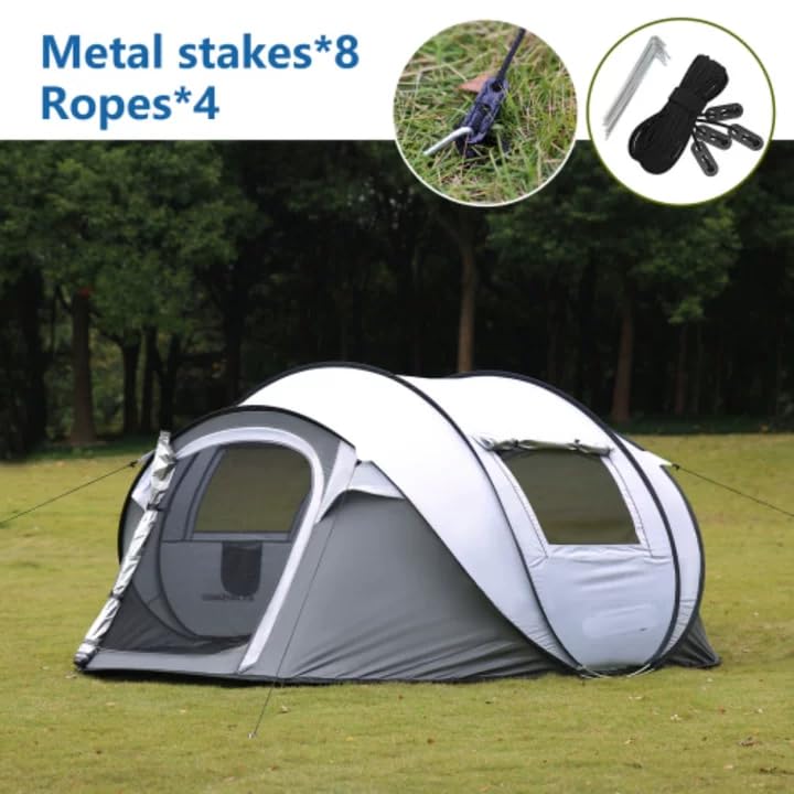 Carpa Pop Up para Camping 4-6 Personas Ligera y Portátil miniatura 6