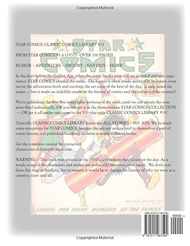 Star Comics: Classic Comics Library #35: From Star Comics #1-6 (1937) -- Over 350 Pages