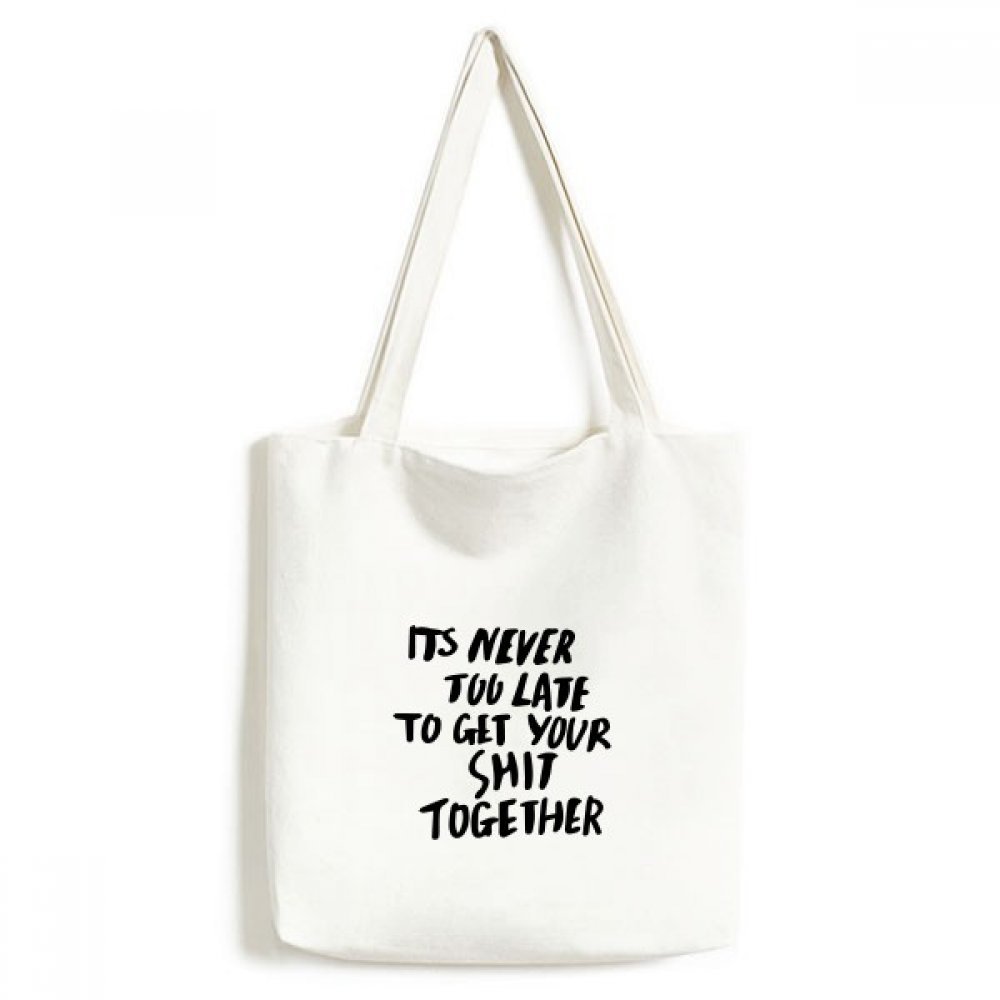 Sac écologique en toile pour le shopping et les cours de style étudiant