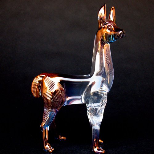 Prochaska Gallery Hand Blown Glass Llama Figurine #TOP1