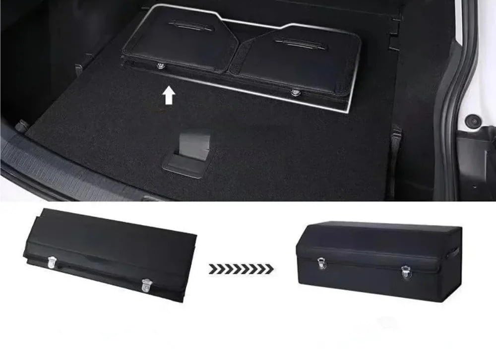 Caja Almacenamiento Para Maletero Organizador Plegable Multiusos 3 Compartimentos Bolsa Almacenamiento Extragrande Con Ajuste Flexible Asiento Coche