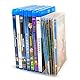 3L Blu-Ray Hüllen für Blu Ray Aufbewahrung – Hülle hat Platz für Cover inkl. praktischer Verschlussklappe - 50 Stück - 10283