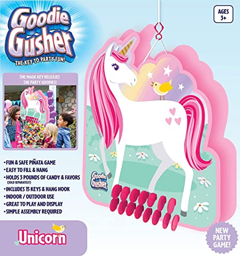 Goodie Gusher Piñata Pink Unicorn 15 Keys #TOP2