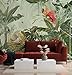 Murwall Forest Wallpaper Tropical Leaf Wall Mural Exotic Jungle Wall Print Natural Home Decor Cafe Design Living Room Bedroom