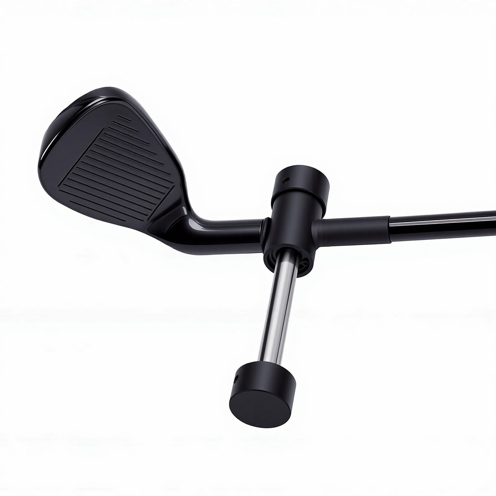 POENVFPO Entrenador de Velocidad de Swing de Golf, Herramienta de Práctica de Eje Flexible con Agarre Antideslizante y Retroalimentación de Sonido de Fuerza para Mano Izquierda Derecha