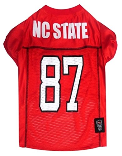 Image of Pets First Collegiate North Carolina State Wolfpack Dog Mesh Jersey, X-Small
