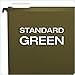 Pendaflex SureHook Reinforced Hanging Folders, Letter Size, Standard Green, 20 per Box (8-1/2 x 11)