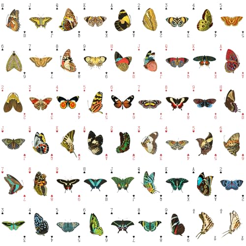 Baraja de póker Beautiful Butterfly 54 cartas variadas miniatura 2