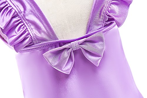Dressy Daisy Girls Unicorn One Piece Bathing Suit Swimsuit Swimwear Size 5 Purple 054 #TOP4
