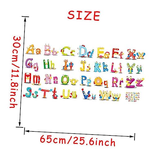 BETOOKY 26 Enfeites De Scrapbook Letras De Scrapbook Adesivos Papel De Parede Abc Decalque De Parede