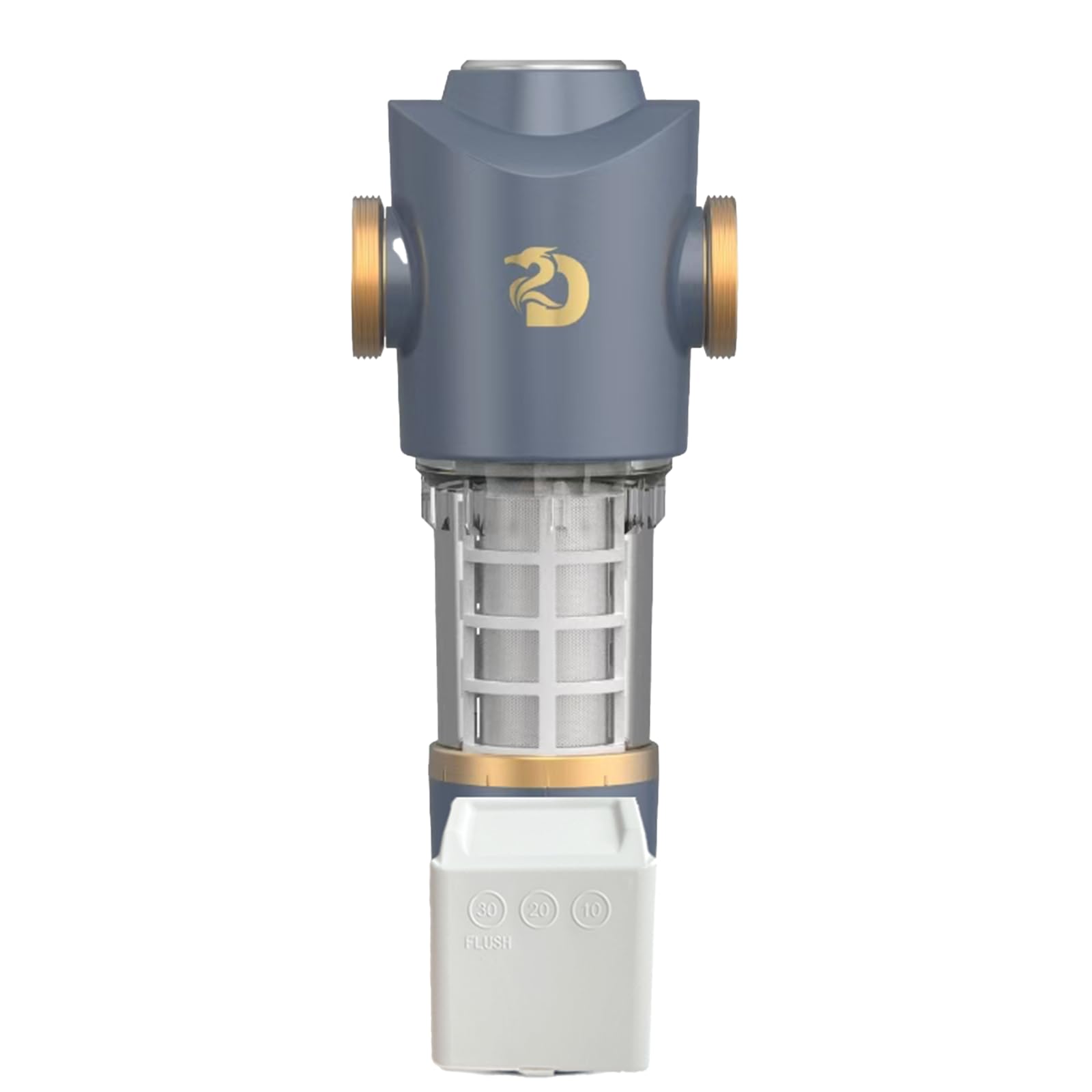 DAWNRISE Sistema de filtración para toda la casa. Flujo de 6 t/h, filtración rápida, certificado CE. Elimina el 99.99% de arena, óxido, huevos de parásitos y partículas grandes.